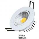 FL-LED Consta B 7W White  4200K белый 7Вт 330Лм (S410) (светильник встр. круглый поворотный)