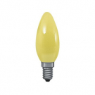 GE лампа накаливания B35 E14/15 yellow свечеобразная желтая
