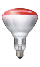 PHILIPS BR125 IR 250W E27 230-250V RED   InfraRed Industrial Heat Incandescent